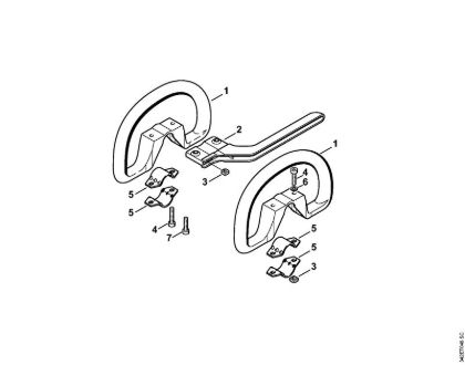 Foices a motor (FS) FS 36 R Cabo circular da marca Stihl