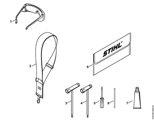 Foices a motor (FS) FS 38 2-MIX Ferramentas, Acessórios especiais da marca Stihl