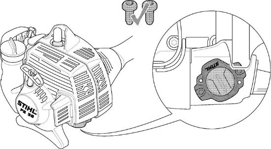 Foices a motor (FS) FS 38 2-MIX Smart Connector da marca Stihl