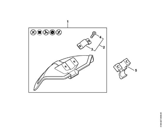 Foices a motor (FS) FS 55 C-E Protecção J da marca Stihl