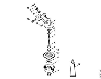 Foices a motor (FS) FS 55 T Engrenagem (16.2014) da marca Stihl