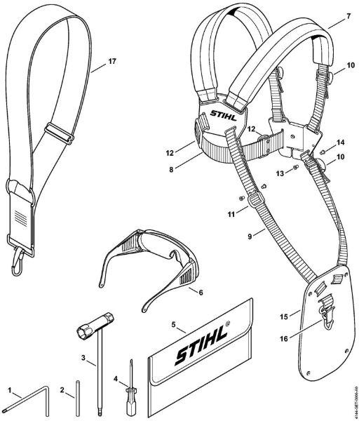 Foices a motor (FS) FS 56 R Ferramentas, Acessórios especiais da marca Stihl