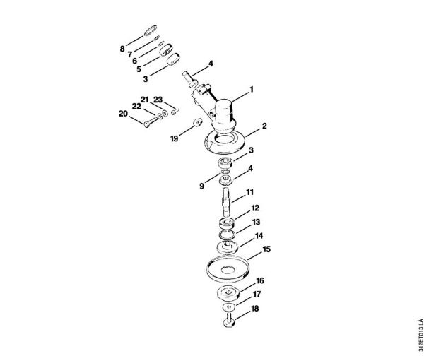 Foices a motor (FS) FS 80 E Engrenagem da marca Stihl