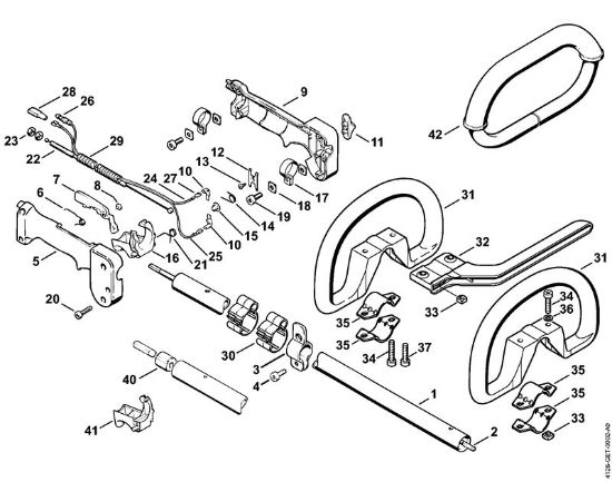 Foices a motor (FS) FS 86 Cabo circular da marca Stihl