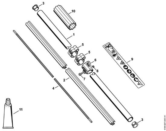 Foices a motor (FS) FS 89 R Haste da marca Stihl