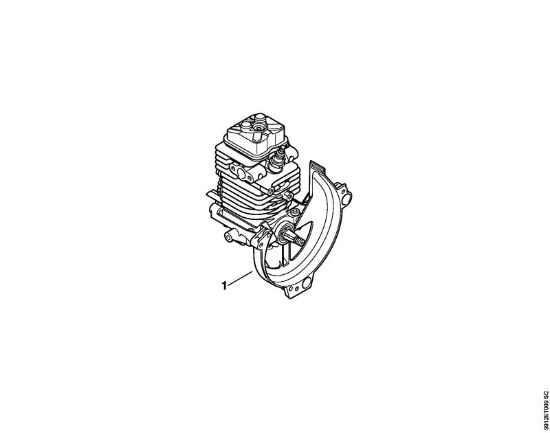 Foices a motor (FS) FS 90 R - 4180 Numero da máquina da marca Stihl