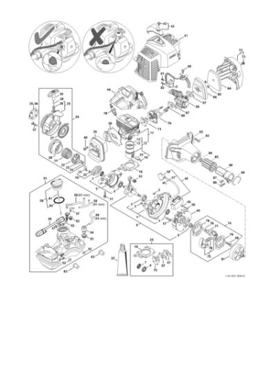 Imagem de Mecanismo propulsor da Numero da máquina 516962085 FS 94 RC-E