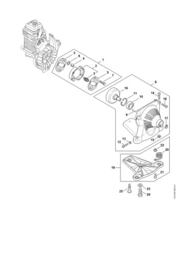 Imagem de Embreagem, Carcaça do ventilador FR 131 T