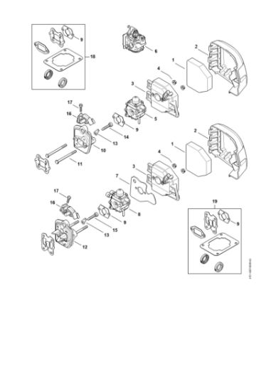 Imagem de Filtro de ar, Flange intermediário FR 230