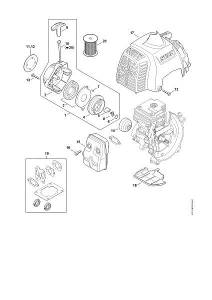 Imagem de Dispositivo de arranque, Silenciador FR 235
