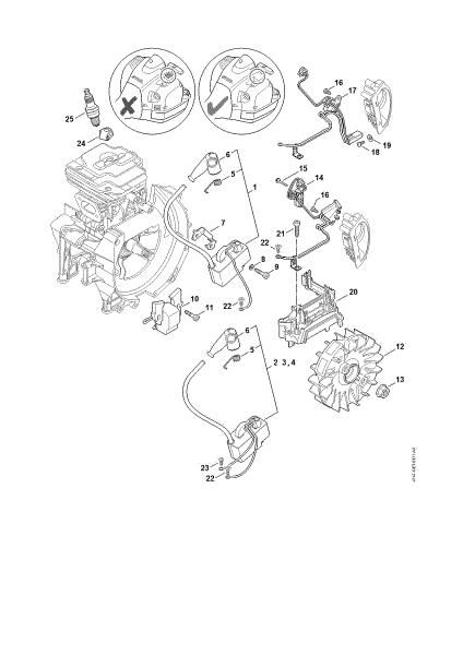 Imagem de Sistema de ignição FR 460 TC-E