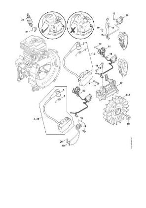 Imagem de Sistema de ignição FR 460 TC-E