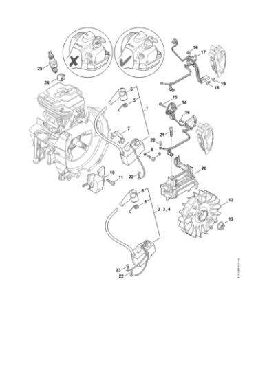 Imagem de Sistema de ignição FR 460 TC-EM