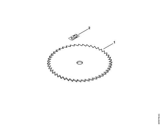 FS Ferramentas de corte Lamina circular 250-50, dente pontiagudo Lamina circular 250-50, dente pontiagudo da marca Stihl
