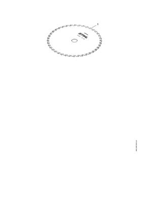 Imagem de Lãmina para cortar relva 250-40 Spezial, di m.  20 mm Lãmina para cortar relva 250-40 Spezial