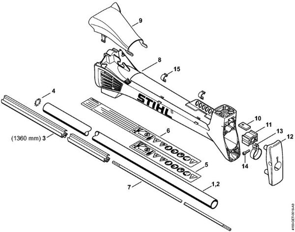 Roçadeiras (FS) FS 311 Haste da marca Stihl