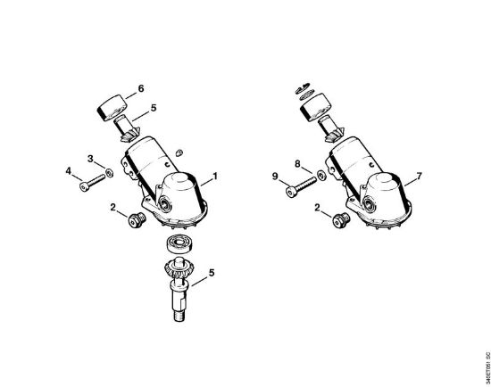 Roçadeiras (FS) FS 360 Engrenagem   17 814 599 (11.88) da marca Stihl