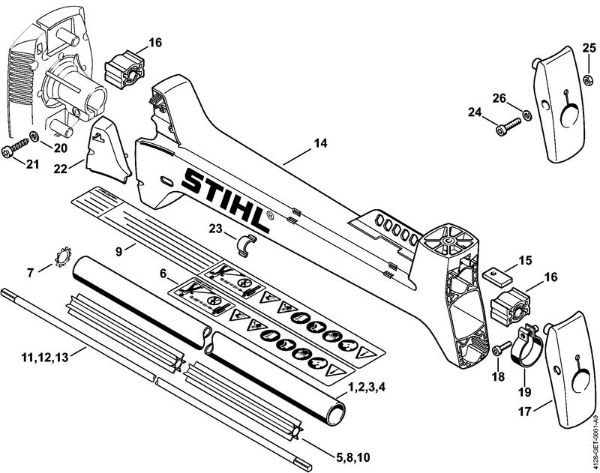 Roçadeiras (FS) FS 400 Haste da marca Stihl