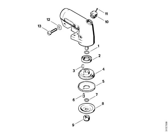 Roçadeiras (FS) FS 410 (4110) Engrenagem da marca Stihl