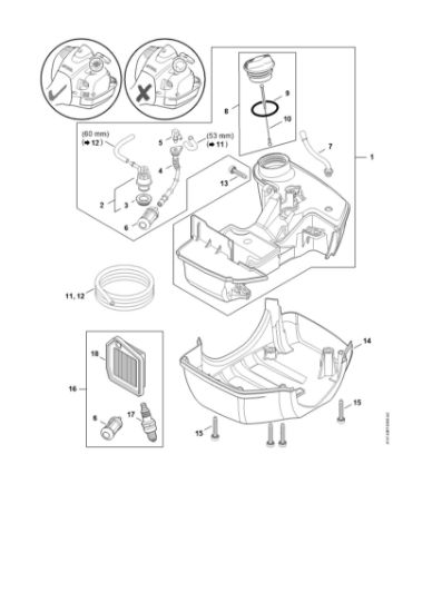 Imagem de Tanque de combustível FS 410 (4147)