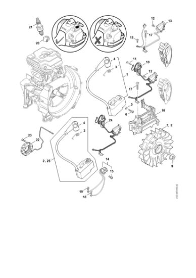 Imagem de Sistema de ignição FS 460 C-EM K