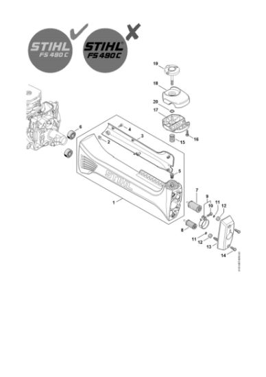 Imagem de Sistema anti-vibratório FS 490 C-EM K