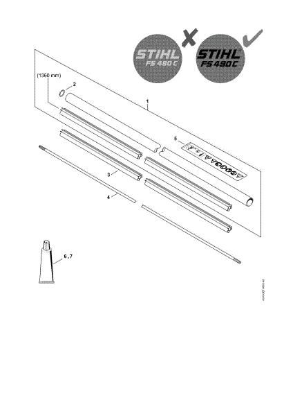 Imagem de Haste FS 490 C-EM, FS 490 C-EM W FS 490 C-EM W