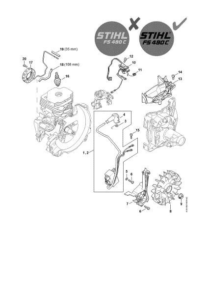 Imagem de Sistema de ignição FS 490 C-EM W