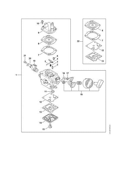 Imagem de Carburador FS 491 C-EM L