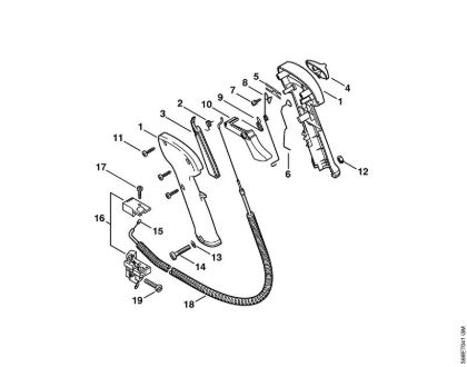 Roçadeiras (FS) FS 550-L Cabo de manejo   1 57 307 792 (29.2002) da marca Stihl