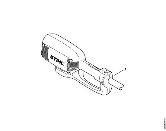 Roçadores eléctricos (FE, FSE) FSE 81 Numero da máquina da marca Stihl