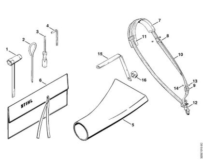 Sopradores (BG, BR) BG 61 Ferramentas, Acessórios especiais da marca Stihl