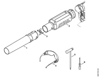Sopradores (BG, BR) BG 66 C-E D Tubeira , Acessórios especiais da marca Stihl