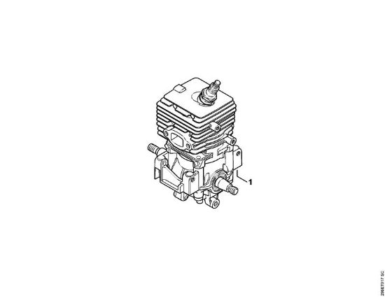 Sopradores (BG, BR) BG 66-D Numero da máquina da marca Stihl