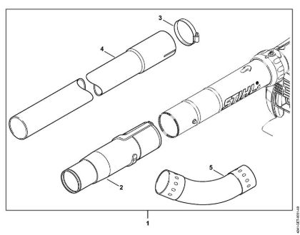 Sopradores (BG, BR) BG 86 C-E D Limpeza para as goteiras da marca Stihl