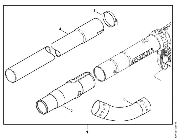 Sopradores (BG, BR) BG 86-D Limpeza para as goteiras da marca Stihl