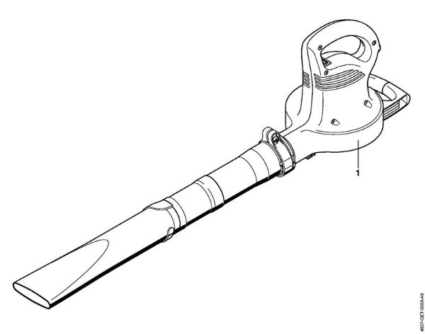 Sopradores eléctricos (BE, BGE) BE 55 Numero da máquina da marca Stihl
