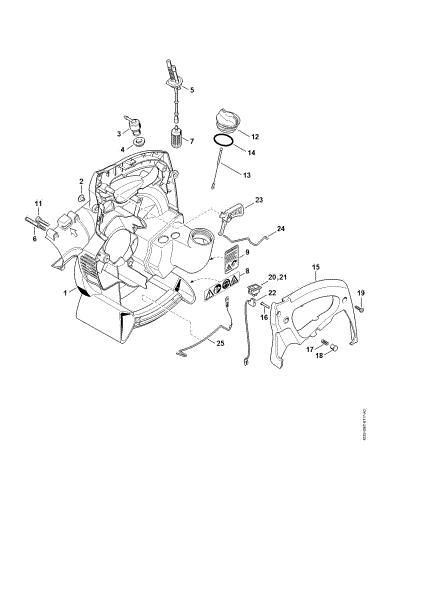 Imagem de Caixa do ventilador interior SH 55 (45.2001) SH 55