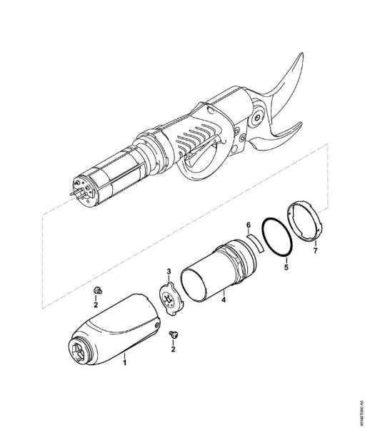 ASA 85 ASA 85 Tesoura de poda a bateria Caixa da marca Stihl