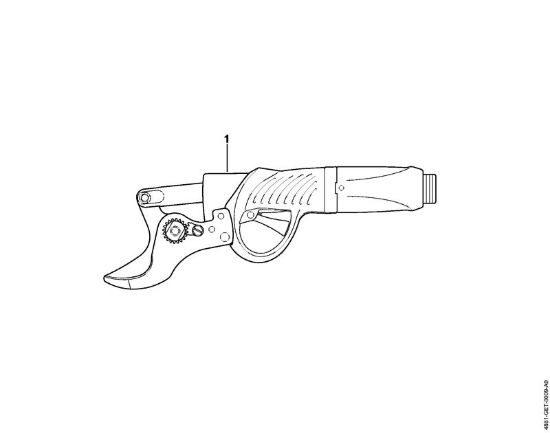 ASA 85 ASA 85 Tesoura de poda a bateria Numero da máquina da marca Stihl