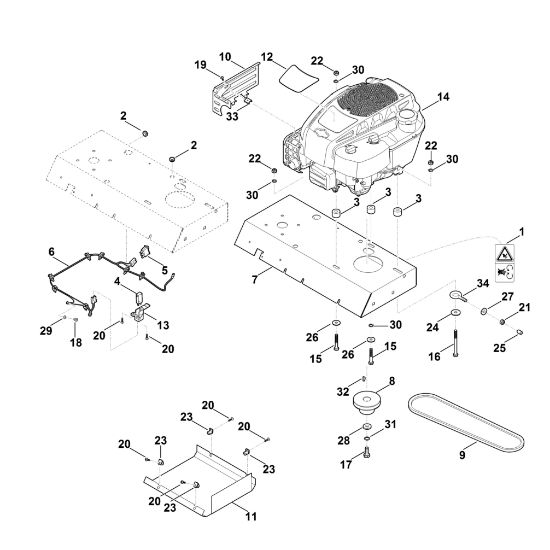 Imagem de C - Motor, accionamento GH 370.0 S