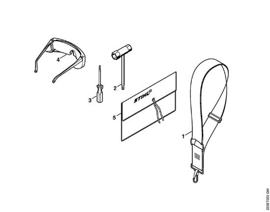 Máquina com rolo para varrer (KW) KW 85 Ferramentas, Acessórios especiais da marca Stihl