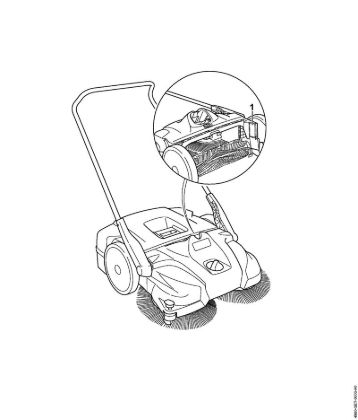 Vassouras a bateria (recarregável) (KGA) KGA 770 Numero da máquina da marca Stihl