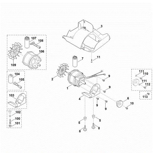 Imagem de D - Motor eléctrico LE 540