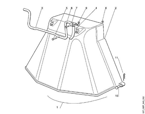 Acessórios DPC 500 A - Deflector da marca Viking
