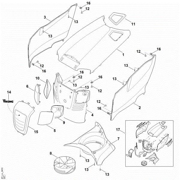 Imagem de D - Capota do motor MT 4097.0 S