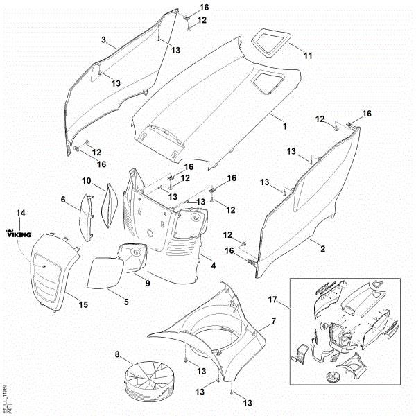 Imagem de D - Capota do motor MT 4112.0 S