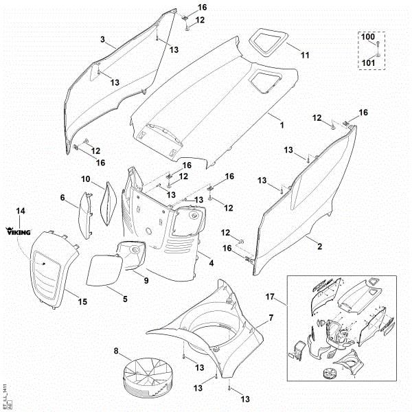Imagem de E - Capota do motor MT 5097.0 C