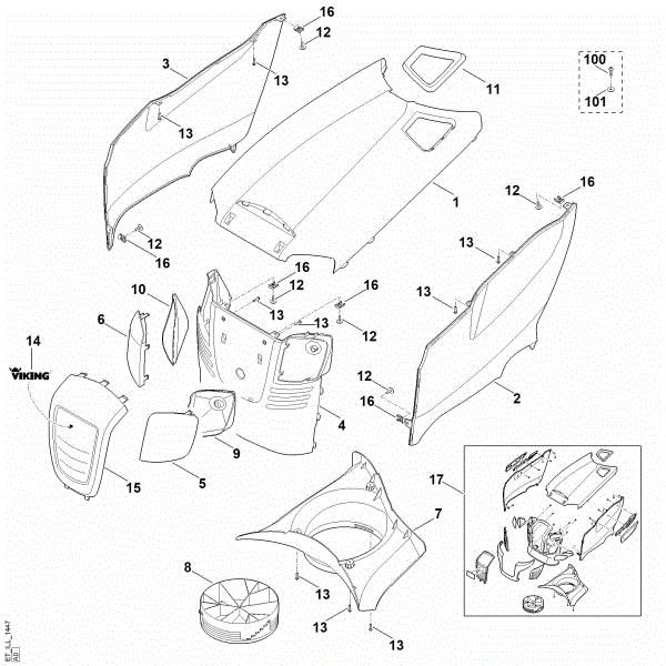 Imagem de E - Capota do motor MT 5097.0 G