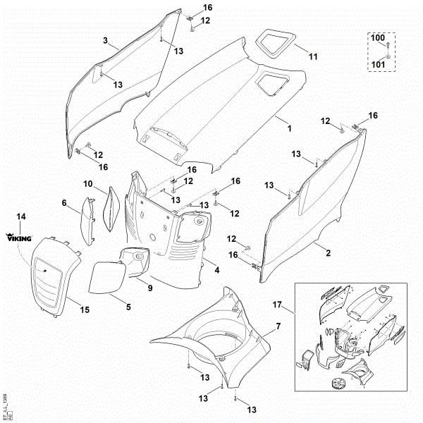 Imagem de E - Capota do motor MT 5097.0 K